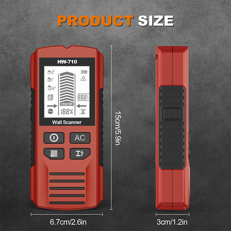 🔥💯Multifunctionele Handheld Metaal- en Muurdetector