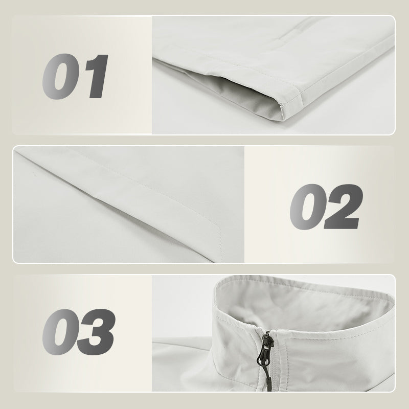 ⏳Beperkte tijd 50% korting! 💥Comfortabel sneldrogend herenvest met zakken (van twee stuks, hoe meer je koopt, hoe meer je bespaart!)