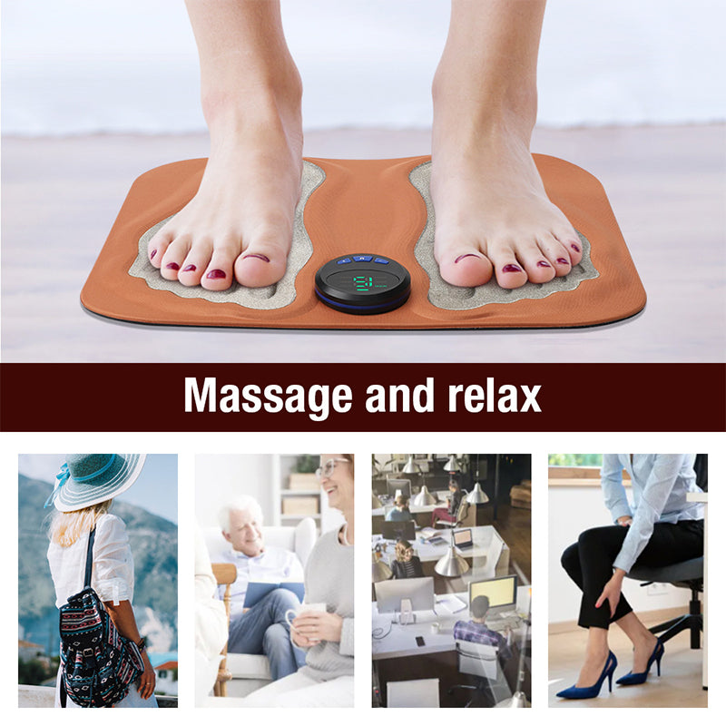 ⏰Beperkte aanbieding🔥 EMS Microstroom Puls Voetmassage Mat