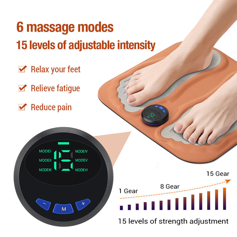 ⏰Beperkte aanbieding🔥 EMS Microstroom Puls Voetmassage Mat
