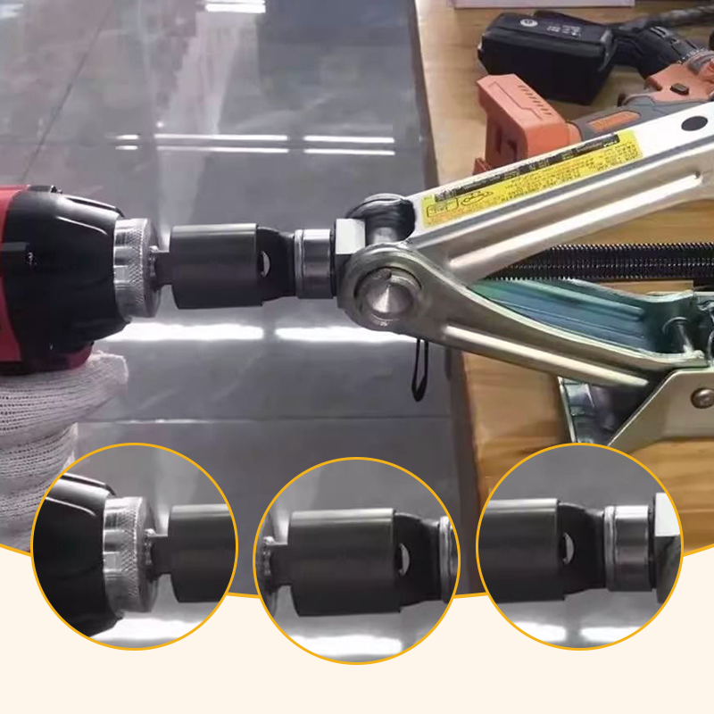 🚗Universele krikdopadapter voor handboor