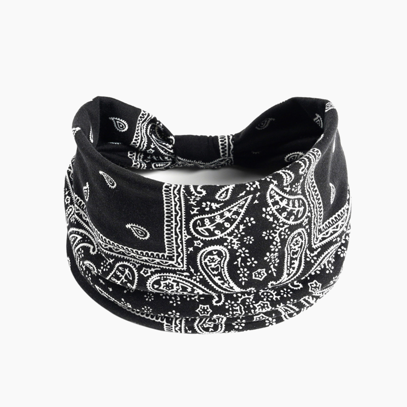 🌸Bohemian Yoga Hoofdband: Amerikaans Bloemenpatroon, Zweetabsorberende Haarband🎀💧