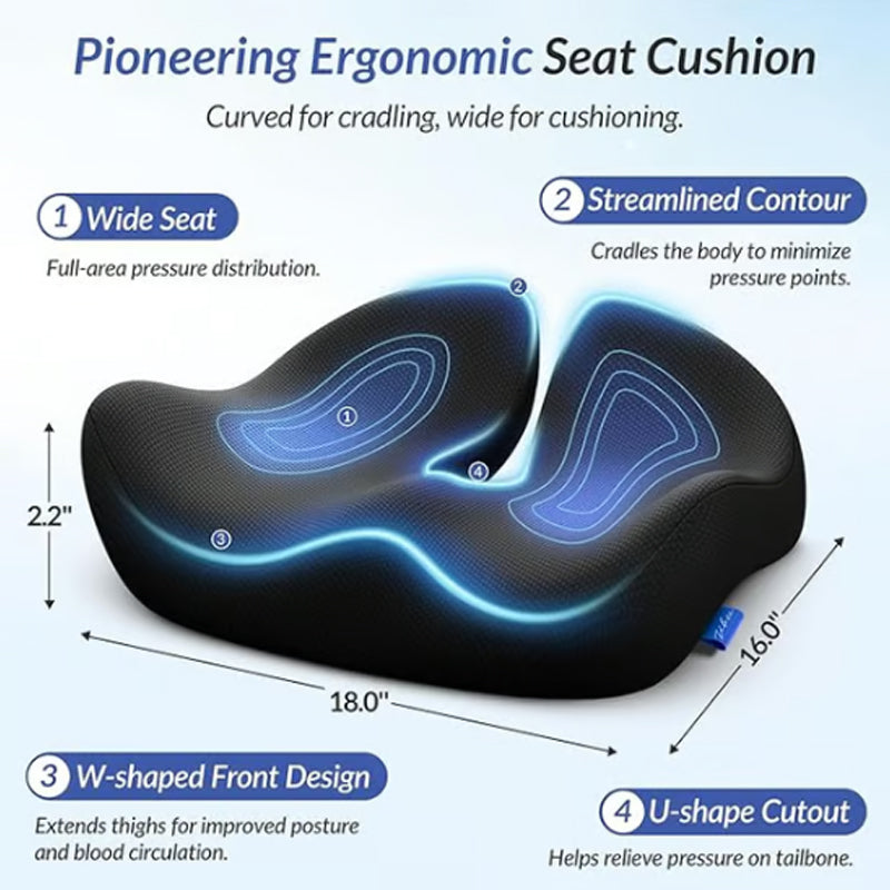 🎁LAST DAY 50% OFF🎁Ergonomisch zitkussen van geheugenschuim