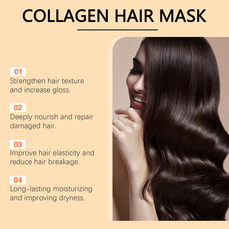 🔥Haarverzorgingspeciale aanbieding🌸Collageen haarmasker voor droog en beschadigd haar
