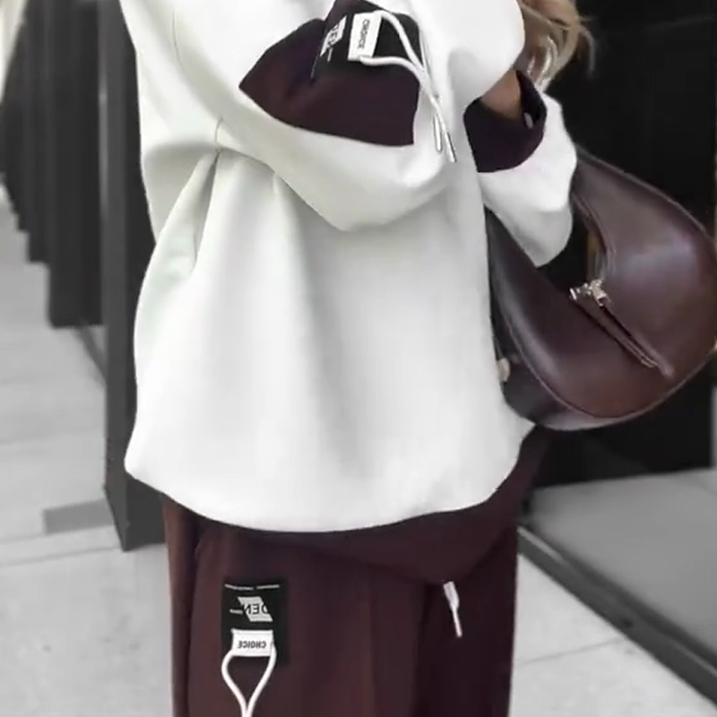 šGRATIS VERZENDINGš Color-Block Pullover Hoodie & Joggingbroek Set ā Opvallend Design, Comfortabel Voor Alledag