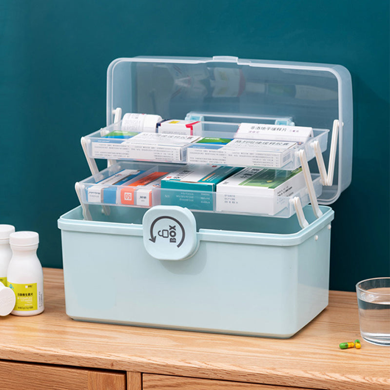 Grote medicijnkast voor huishoudelijk gebruik met meerdere niveaus