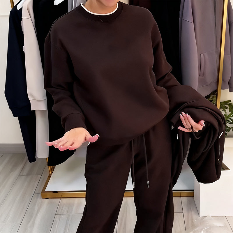 🔥2025 Beperkte tijd 50% korting🔥Damesmode Ronde Hals Tops & Broek 2-Delige Set