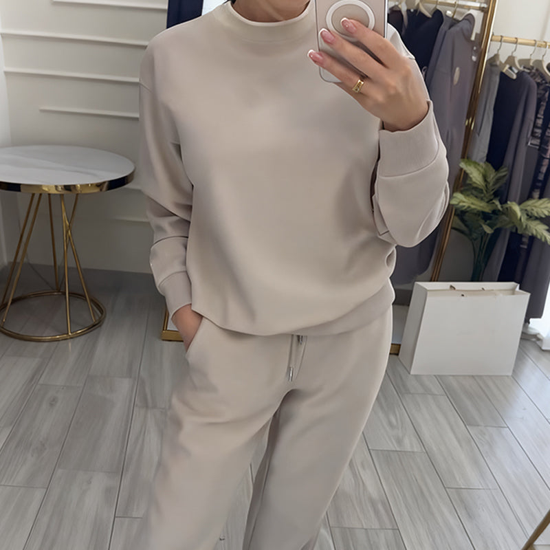 🔥2025 Beperkte tijd 50% korting🔥Damesmode Ronde Hals Tops & Broek 2-Delige Set