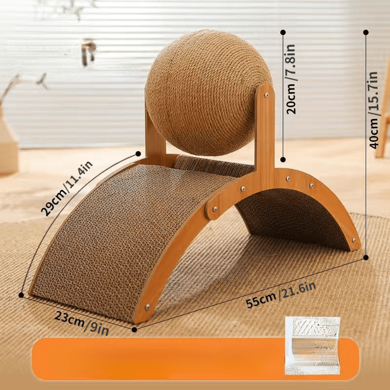 ๐ฑ NU 50% KORTING! ๐ Natuurlijke sisal krabpaal voor katten met kartonnen pad โ Bevredigt de krabbehoefte, duurzaam sisal en beschermt meubels ๐งถ