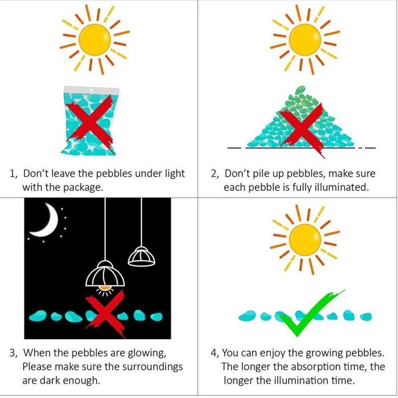 🎉Populaire producten 🔥 Sfeervolle lichtgevende stenen ✊️ Tuin- en interieurdecoratie, aquariumbenodigdhede💫