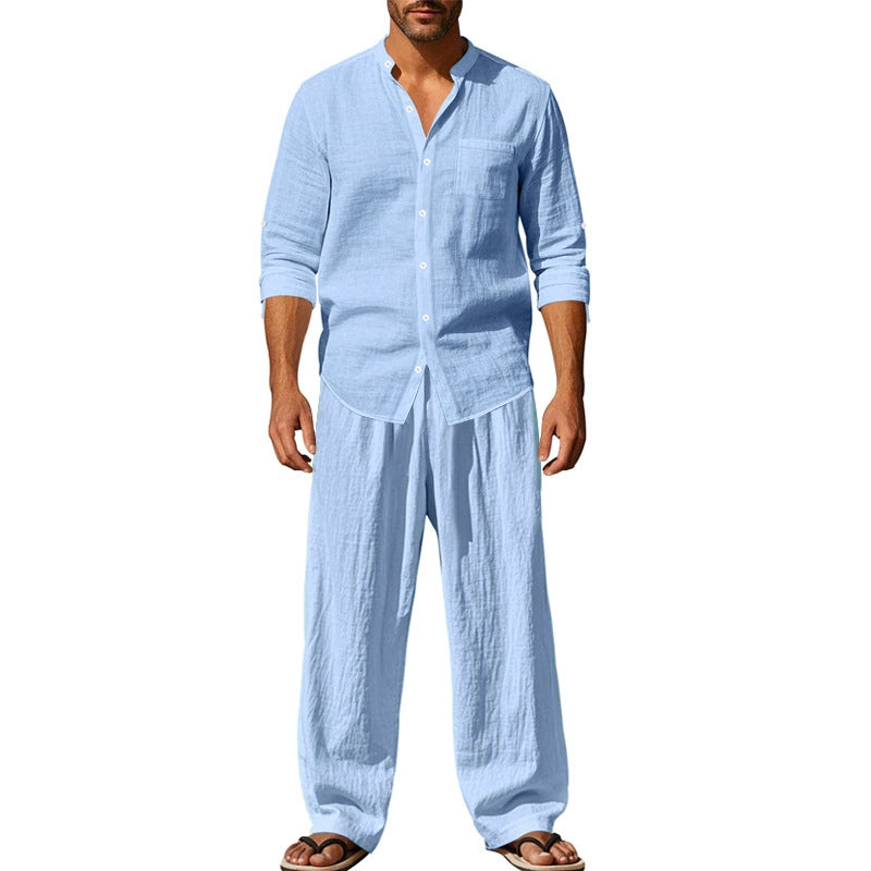 ⏳Tijdelijke 50% korting – Zomer slim fit 'Old Money' casual set