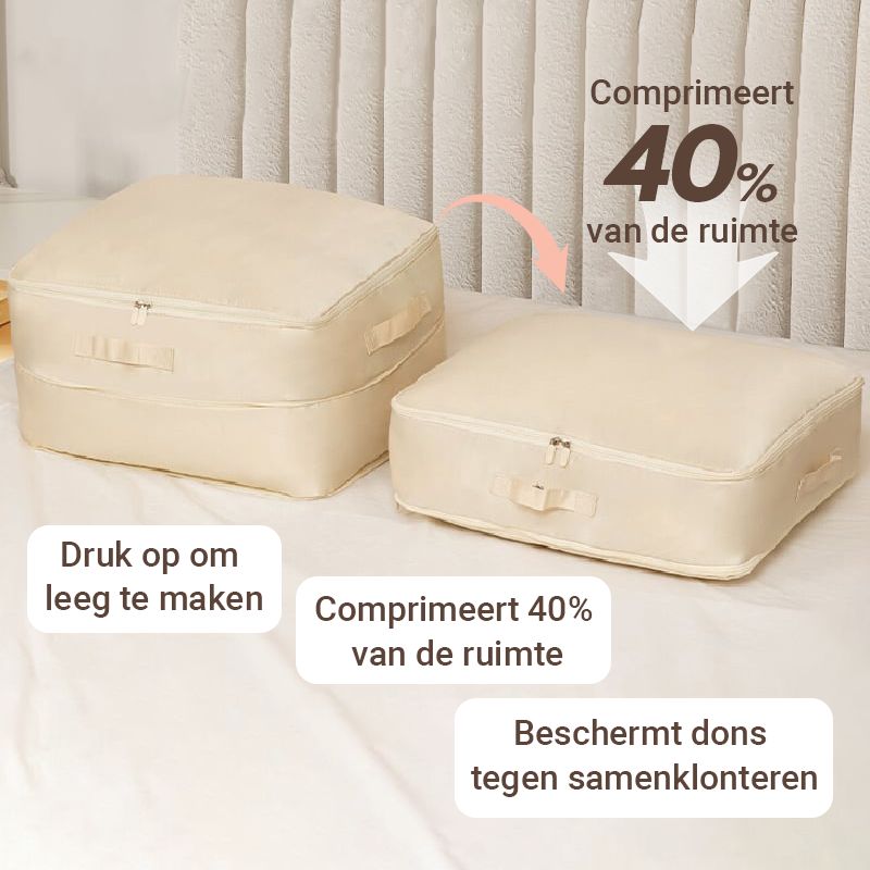 🔥Ultra ruimtebesparende, zelfcomprimerende organizer