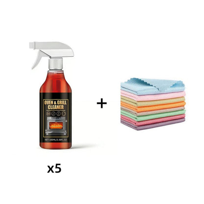 🧼Krachtige Oven- & Grillreinigingsspray: Effortloos Vet & Voedselresten Verwijderen – Zonder Hard Schrobben!
