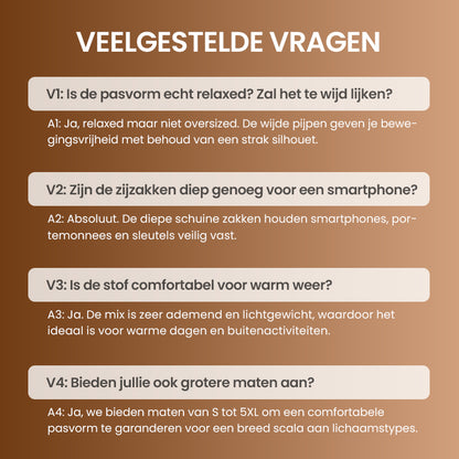 🎁2026 Nieuw binnen 51% KORTING💥Ademende herenbroek met rechte pijpen
