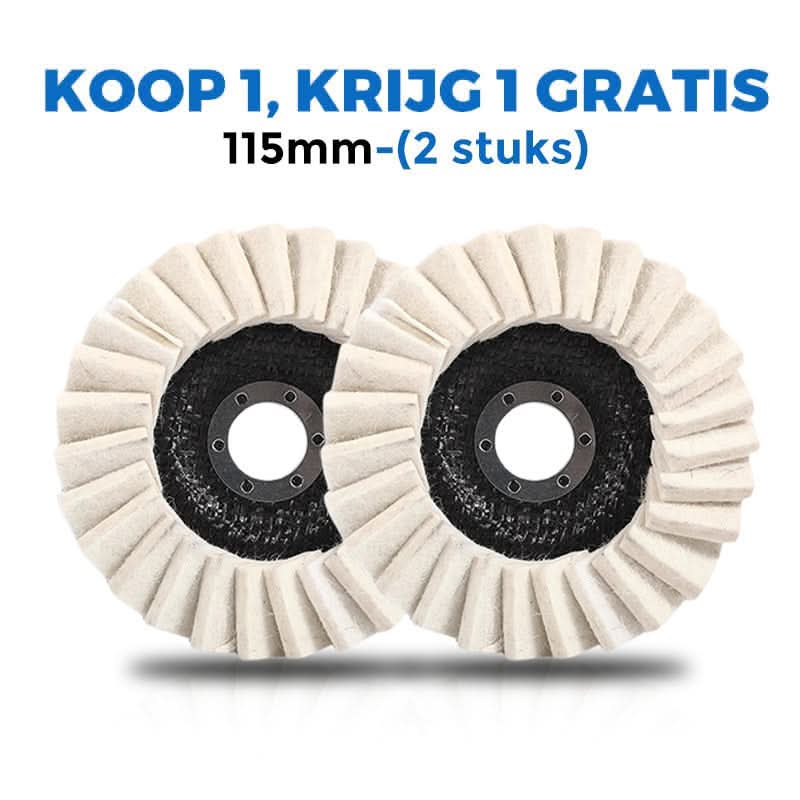 🎁Tijdelijke 50% KORTING🎁✨Vilten Polijstschijf met Klep