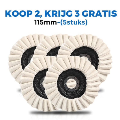 🎁Tijdelijke 50% KORTING🎁✨Vilten Polijstschijf met Klep