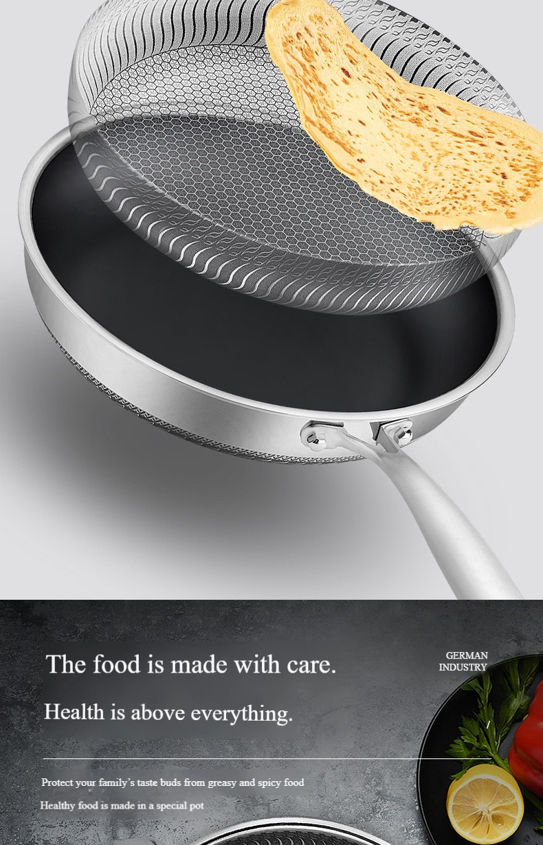 🔥Hot SALE 50% UIT🔥Premium anti -aanbak Pan met deksel🍳
