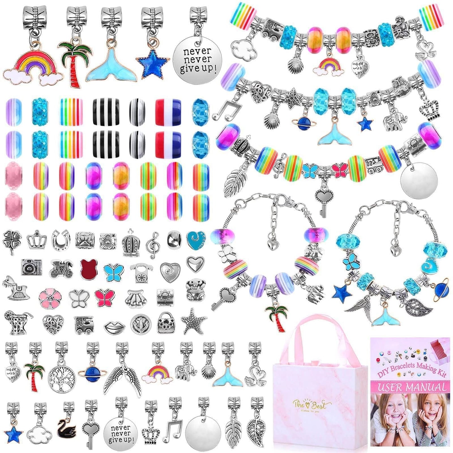 Sieradenpakket voor het maken van bedelarmbanden
