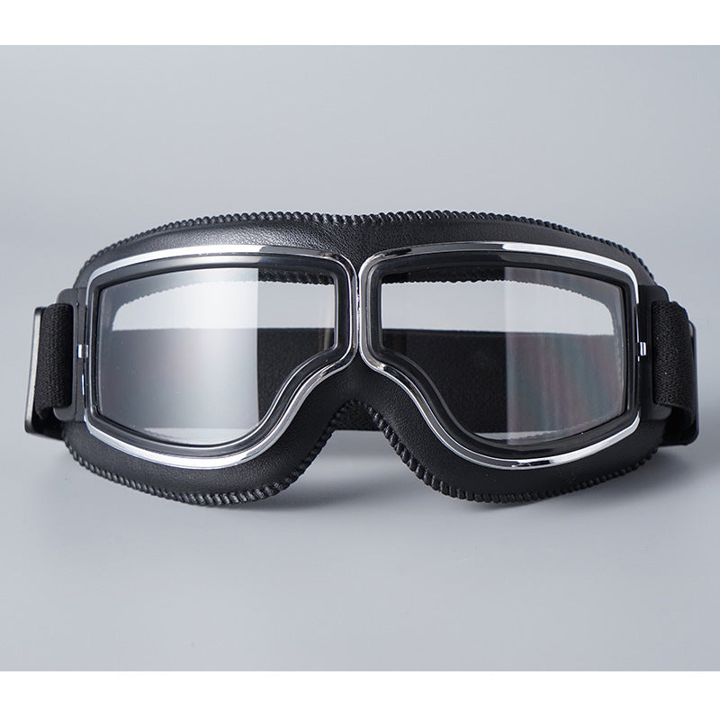 🥽  NU 50% KORTING! 🏍️ Vintage motorbril – UV-bescherming, anticondens en verstelbare band 🛡️