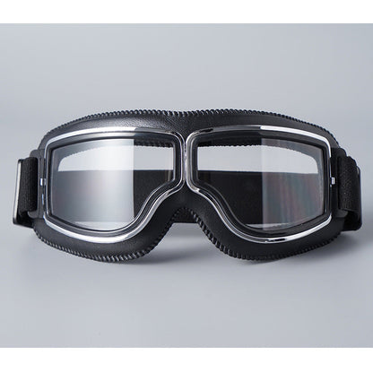 🥽  NU 50% KORTING! 🏍️ Vintage motorbril – UV-bescherming, anticondens en verstelbare band 🛡️