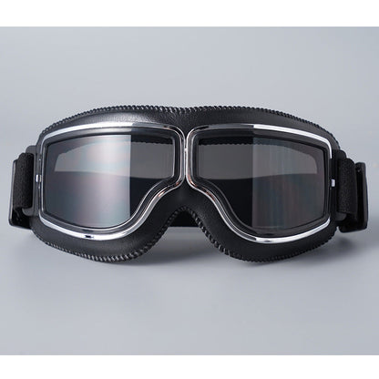 🥽  NU 50% KORTING! 🏍️ Vintage motorbril – UV-bescherming, anticondens en verstelbare band 🛡️
