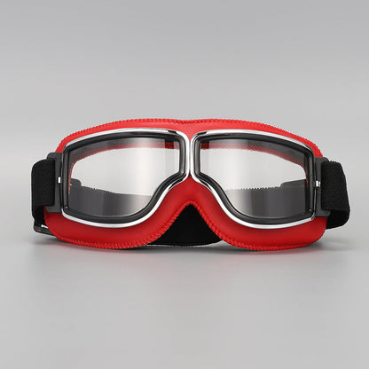 🥽  NU 50% KORTING! 🏍️ Vintage motorbril – UV-bescherming, anticondens en verstelbare band 🛡️