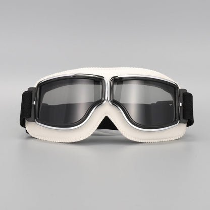 🥽  NU 50% KORTING! 🏍️ Vintage motorbril – UV-bescherming, anticondens en verstelbare band 🛡️