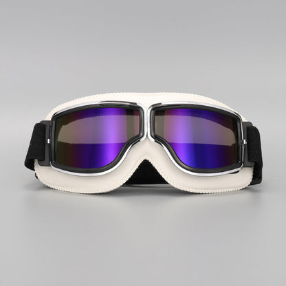 🥽  NU 50% KORTING! 🏍️ Vintage motorbril – UV-bescherming, anticondens en verstelbare band 🛡️