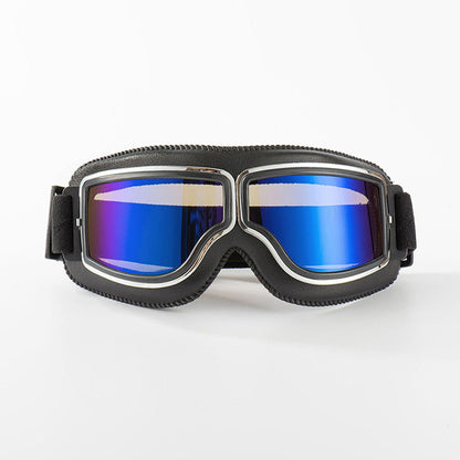 🥽  NU 50% KORTING! 🏍️ Vintage motorbril – UV-bescherming, anticondens en verstelbare band 🛡️