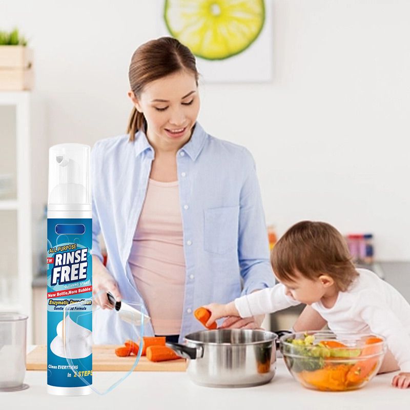 Kitchen Powerful Foam Cleaner - Just Spray and Wipe!