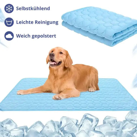 🔥🧊Letzter Tag 49 % Rabatt😍Emmalove Kühlmatte für Hunde & Katzen - Selbstkühlend für alle Haustiere | Extra leicht & geruchlos | 100x70cm Universalgröße🐶🐱