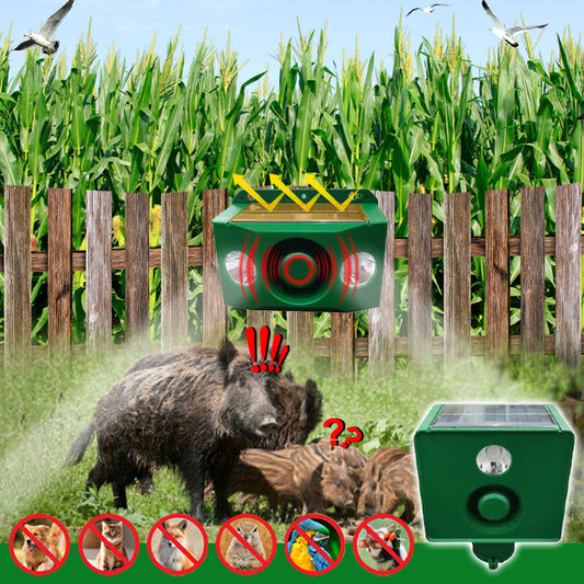 🔥2026HELEMAAL HOT🔥Zonne-energie dierenafweerlamp met luid alarm