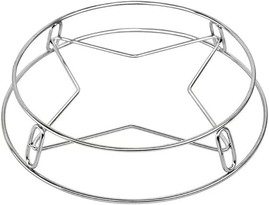 Roestvrijstalen pannenrek, rond pannenrek, metalen pannenrek, onmisbare items voor de keuken