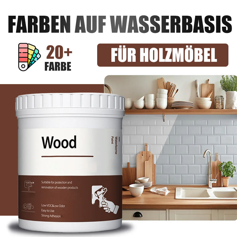 🔥Umweltfreundliche, geruchsneutrale Holzmöbel-Reparatur- und Renovierungsfarbe auf Wasserbasis
