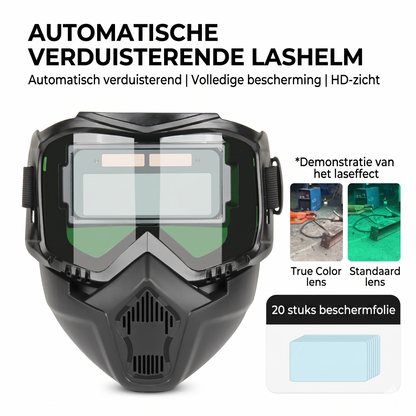 🌞Fris De Lente In Met 52% Korting!🛡️Revolutionair 2-in-1 Automatisch Verduisterend Lasmasker - Afneembare Lasbril met True Color - Tactisch & Veilig Design - Voor Precisie Lassen