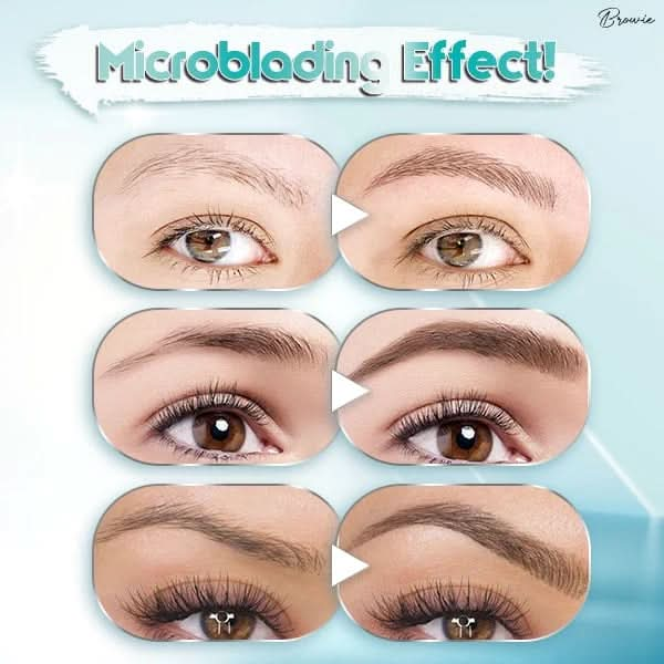 3D Waterdichte Microblading Wenkbrauwpotlood 4 Vork Tip Tattoo Pen