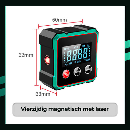 ⏳Beperkte tijd 50% korting💥Magnetische digitale hoekzoeker met elektronische laser