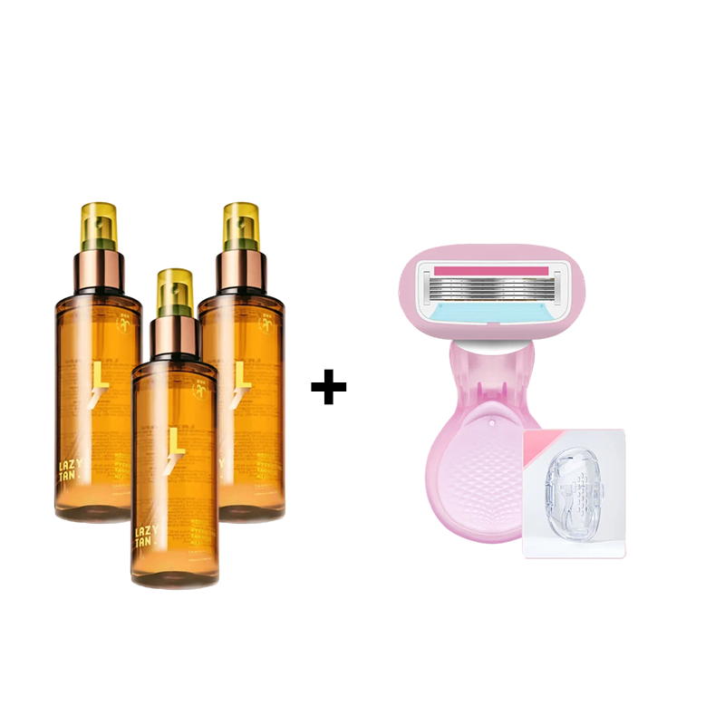Zelfbruiningsspray met kersengeur – bronskleurige teint, verzorgend en hydraterend – voor een natuurlijke bruine teint zonder strepen🍒🌞