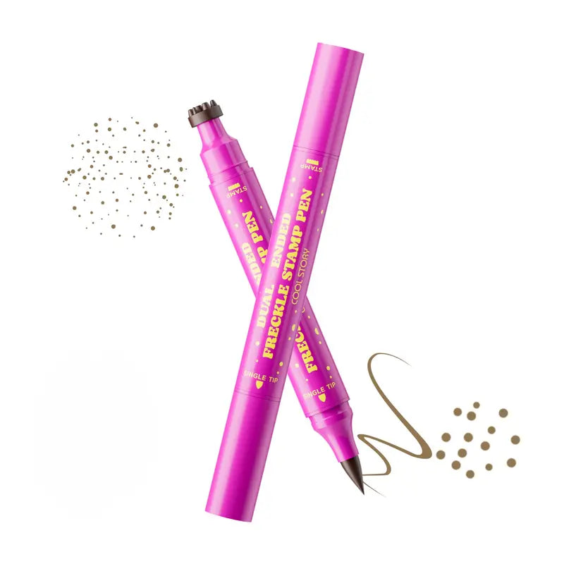Waterbestendige sproetenpen: stempel voor nepsproeten en eyeliner met fijne punt voor realistische, langhoudende sproeten en moeiteloze make-up, perfect voor dagelijks gebruik en cosplay