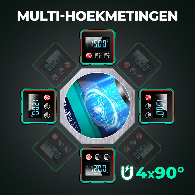 ⏳Beperkte tijd 50% korting💥Magnetische digitale hoekzoeker met elektronische laser