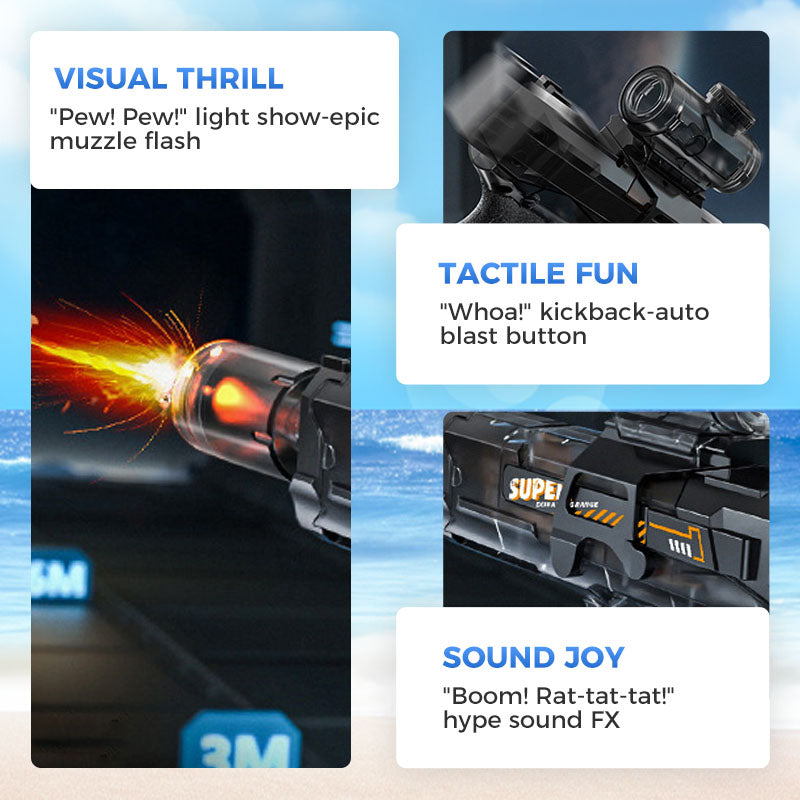 🔫💦Snelmodus IJs-explosie Pistool Waterpistool