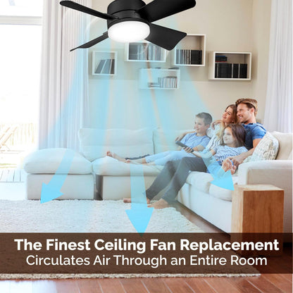 🔥ZOMERVERKOOP 49% UIT🔥 2-IN-1 PORTABLE CEILING FAN & LIGHT met afstandsbediening