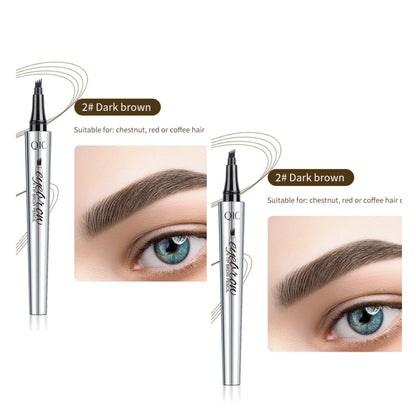 3D Waterdichte Microblading Wenkbrauwpotlood 4 Vork Tip Tattoo Pen