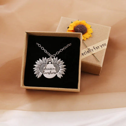 Girasol "You Are My Sunshine" ketting met opbergetui