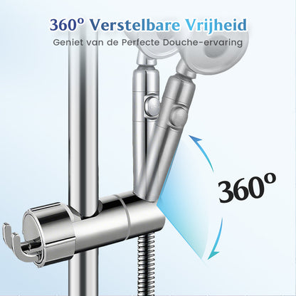 🚿 2 KOPEN, 1 GRATIS! 🎁 Douchehouder zonder boren – Direct te installeren, uiterst stabiel & universeel passend 🛁