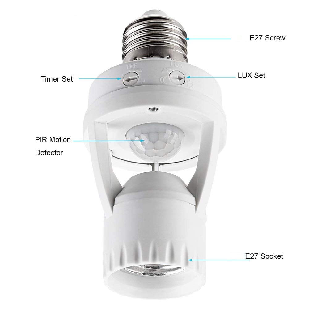 🎉Koop er 2 en krijg er 1 gratis💡Motion Sensor Light Socket