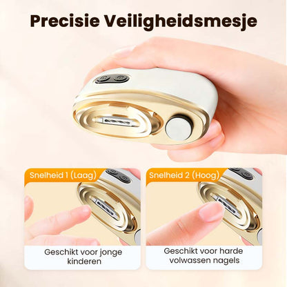 💅 2-in-1 elektrische nagelknipper en nagelpolijster