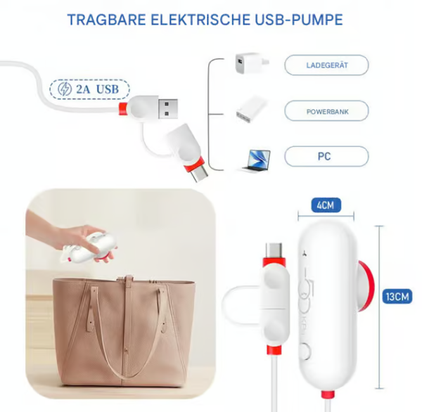 🎁2026 Nieuw binnen 50% KORTING💥 🔥 6-delig USB elektrische vacuümpakket – Besparing van ruimte, reizen met weinig bagage!