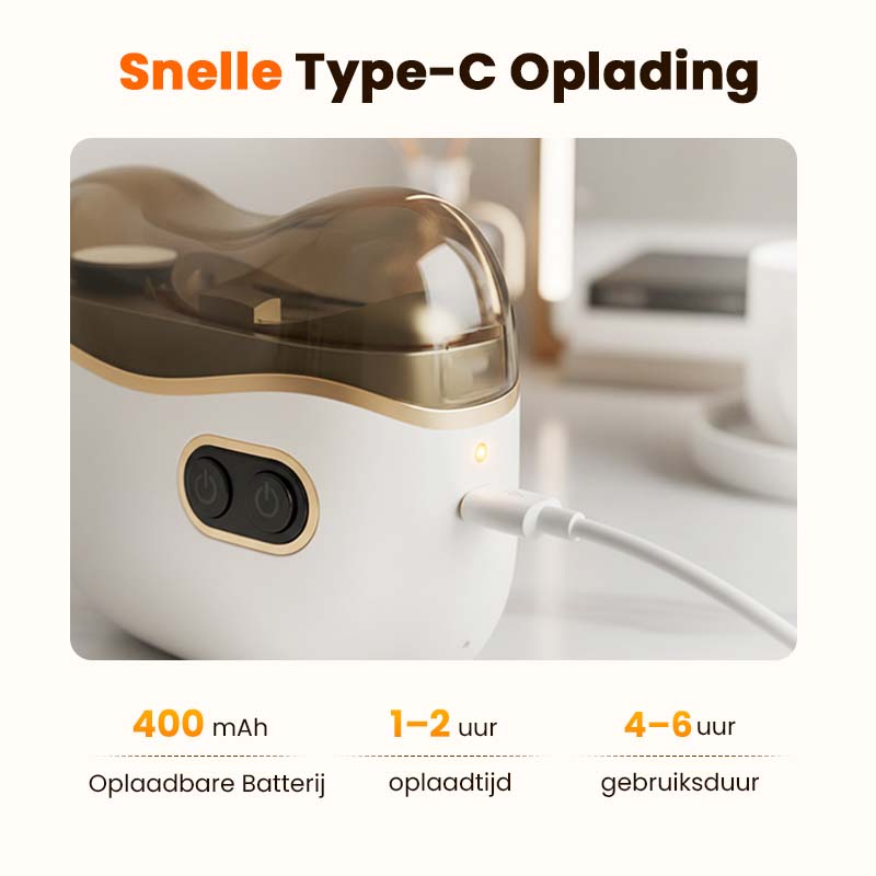 💅 2-in-1 elektrische nagelknipper en nagelpolijster
