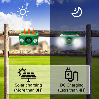 🔥2026HELEMAAL HOT🔥Zonne-energie dierenafweerlamp met luid alarm